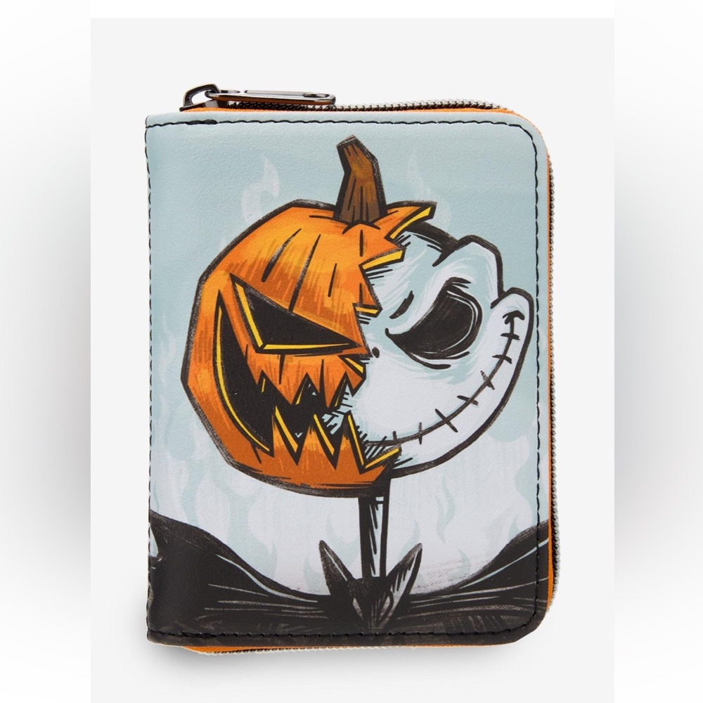 🆕 NWT Loungefly Hot Topic Night Before Christmas Jack and Sally Wallet
